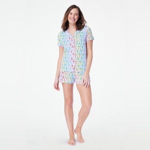 Roller Rabbit Disco Monkey Polo PJ Set